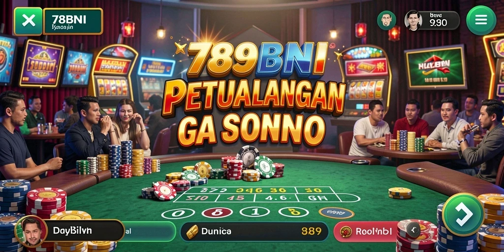 Tampilan gameplay seru dari aplikasi Kasino 789BNI.