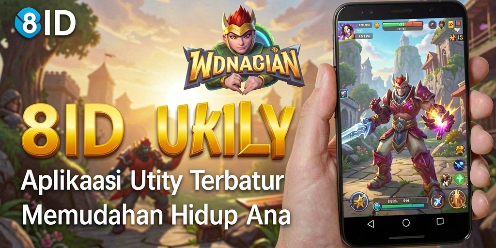 Tampilan utama 8ID menampilkan antarmuka yang intuitif dan rapi.