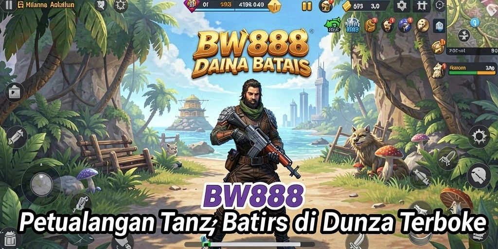 Screenshot gameplay BW888 menampilkan dunia terbuka yang imersif.
