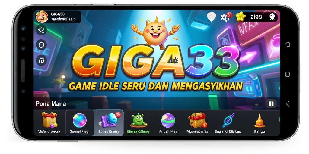 Tangkapan layar <strong>GIGA33</strong> menampilkan grafis gameplay yang menarik dari game Idle.
