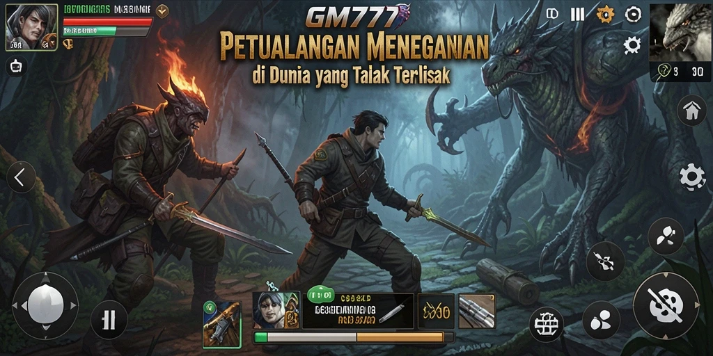 Gameplay menegangkan di dunia petualangan yang menakjubkan.
