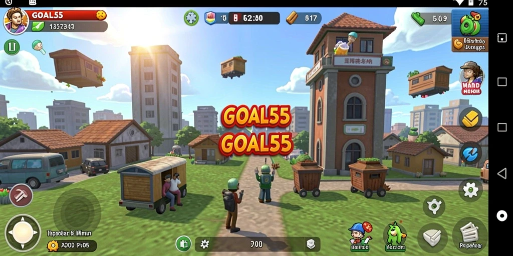 Tampilan gameplay GOAL55 yang memikat dan strategis.