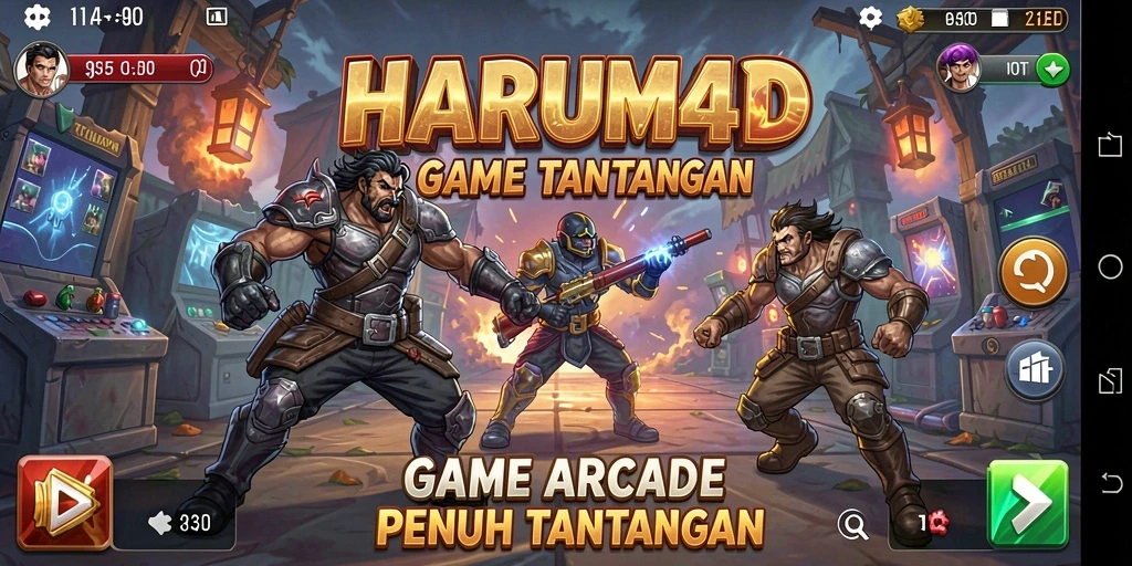 Tampilan gameplay seru HARUM4D dengan berbagai tantangan menarik.