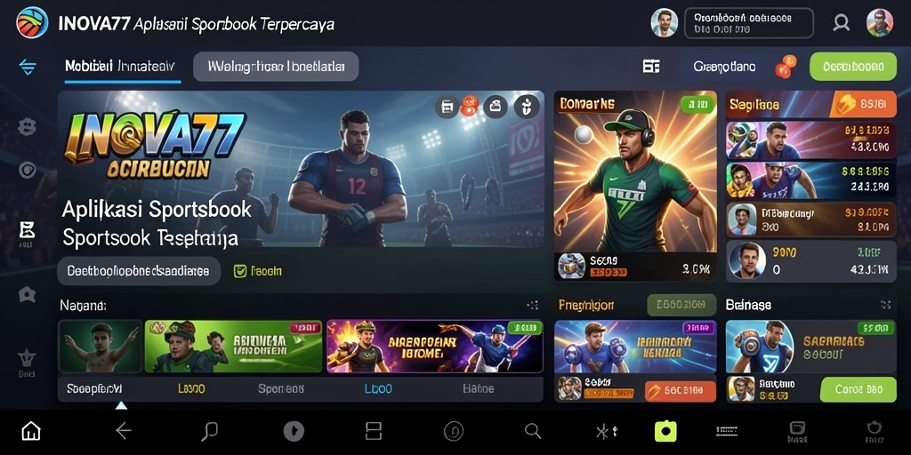 Tampilan gameplay INOVA77 dalam taruhan olahraga yang menarik.