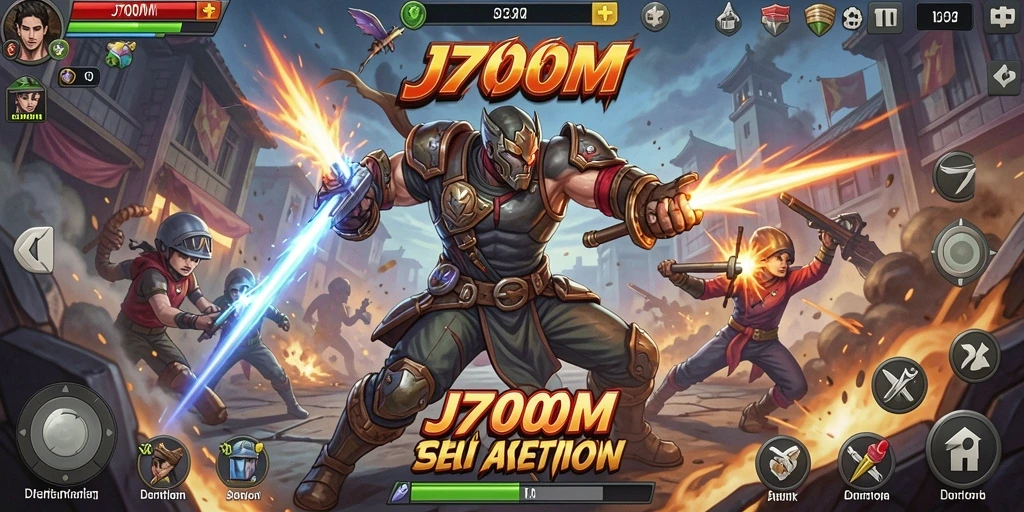 Gameplay J200M yang penuh aksi dan seru menunggu Anda.