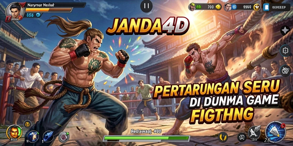 Gameplay JANDA4D yang menegangkan dan penuh aksi.