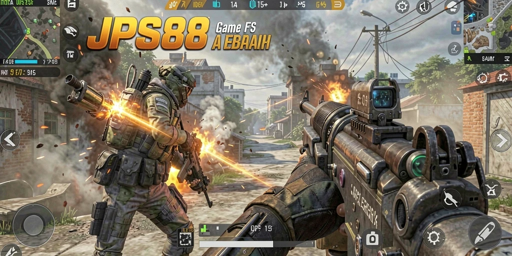 Gameplay JPS88 yang mendebarkan di medan perang.