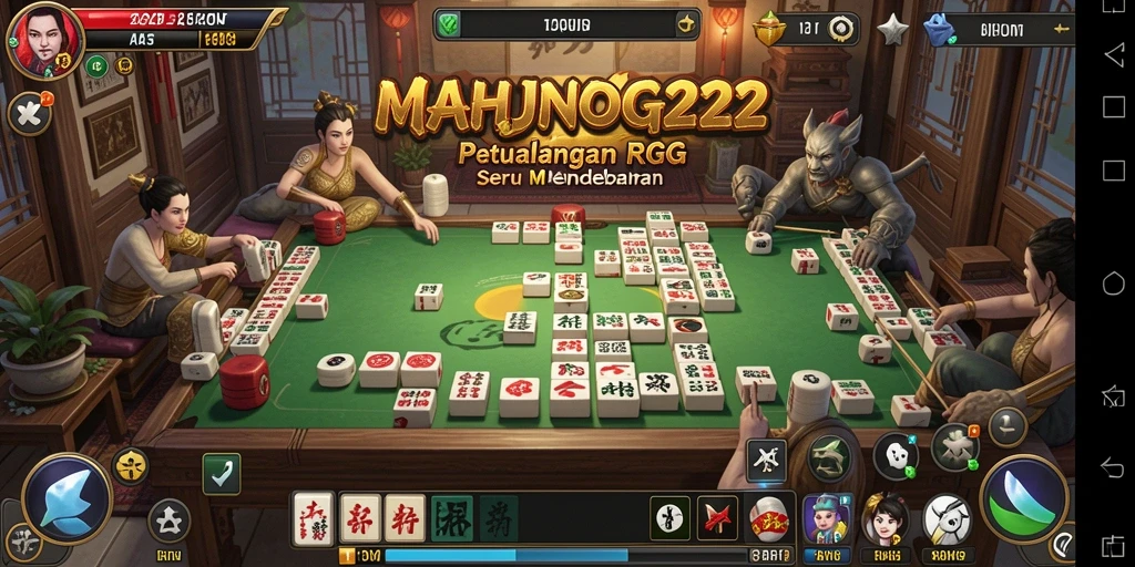 Tampilan gameplay MAHJONG222 yang mendebarkan dan penuh aksi RPG.