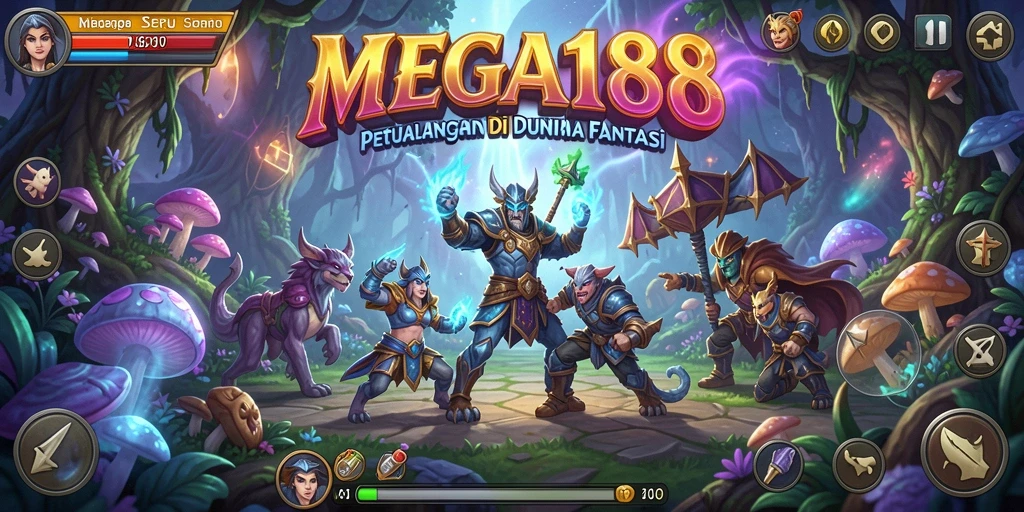 Tangkapan layar MEGA188 menampilkan aksi seru dalam gameplay petualangan.