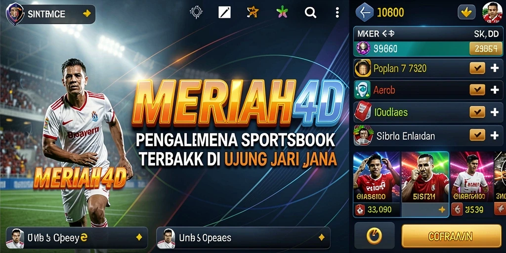 Tampilan gameplay aplikasi MERIAH4D yang menarik dan interaktif.