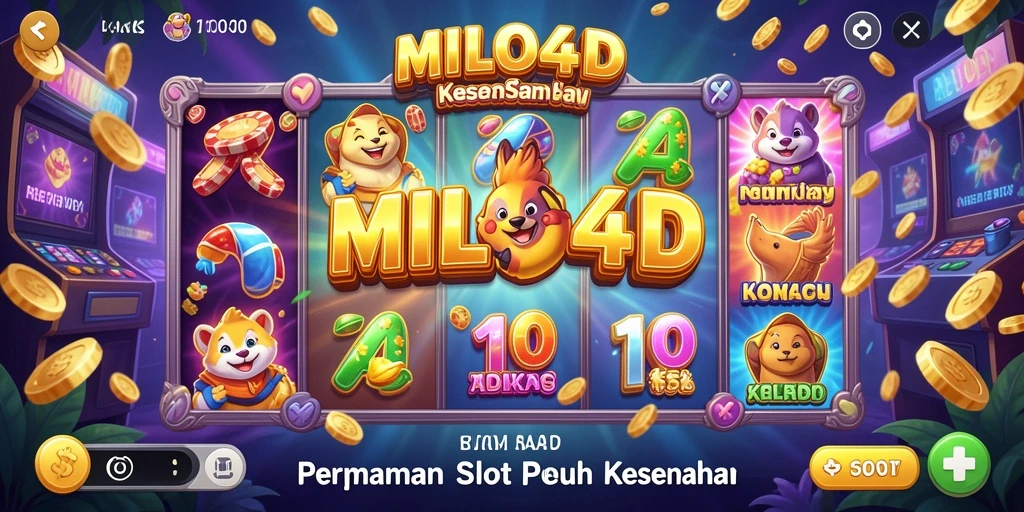 Tampilan gameplay Slot yang mendebarkan di MILO4D.