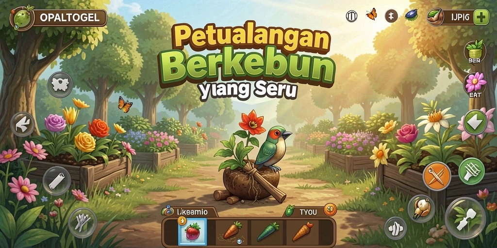 Gameplay seru dalam berkebun dengan OPALTOGEL.