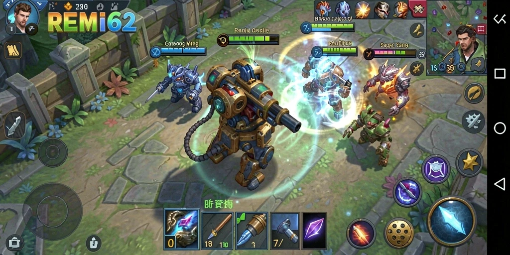 Gameplay strategis menantang di REMI62