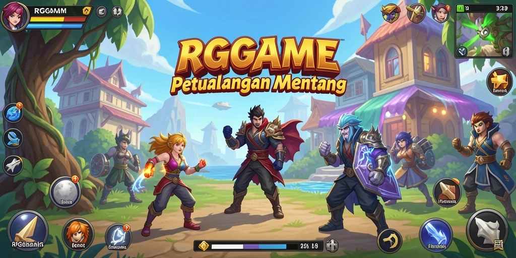 Screenshot menunjukkan momen seru gameplay Arcade di RPGAME.