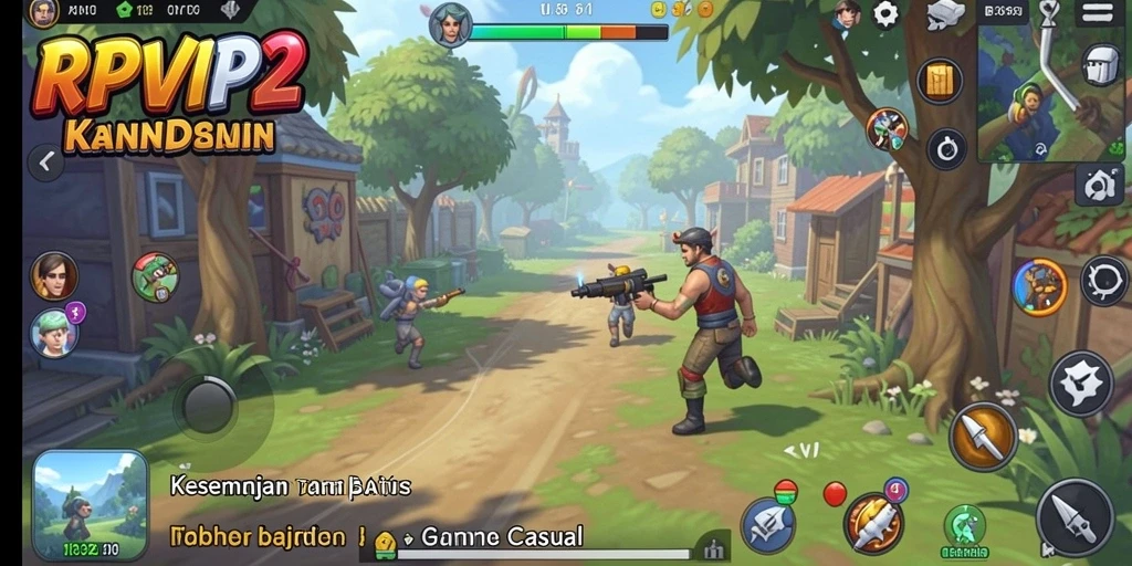 Tampilan gameplay RPVIP2 yang seru dan menghibur.