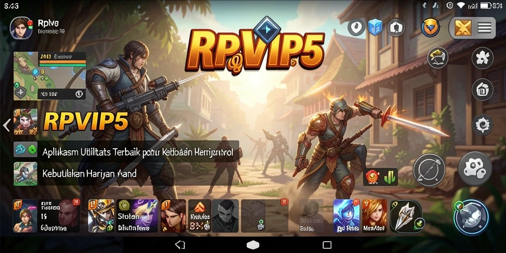 Tampilan antarmuka RPVIP5 yang menarik dan fungsional.