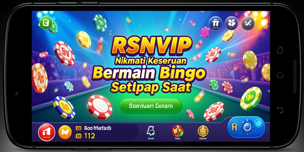 Tampilan gameplay RSNVIP yang seru dan mengasyikkan dalam permainan Bingo.