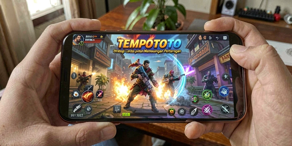 Gameplay mendebarkan dalam TEMPOTOTO yang penuh strategi.