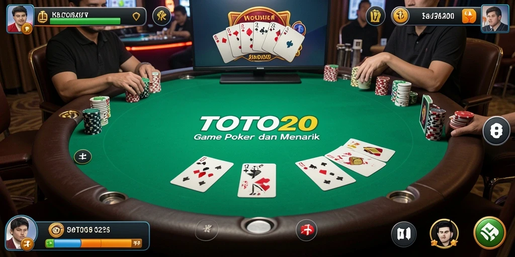 Tampilan gameplay TOTO20 yang seru dan interaktif.