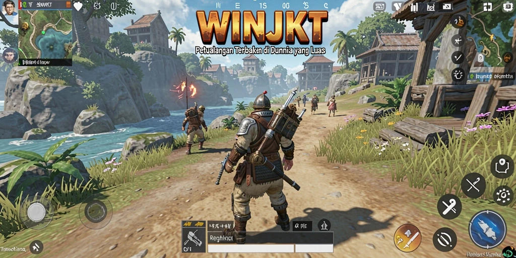 Tangkapan layar gameplay Open World dari WINJKT yang menakjubkan.